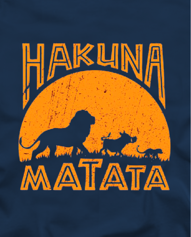 Marškinėliai The Lion King Hakuna matata